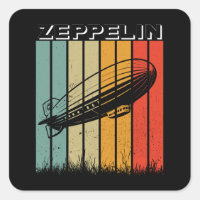 Retro-Zeppelin-Luftschiff Luftschiff Zepelin Zeppl