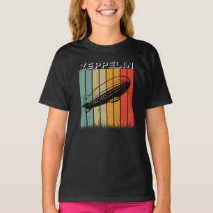 Retro-Zeppelin-Luftschiff Luftschiff Zepelin Zeppl T-Shirt