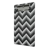 Retro-Zickzack-Chevron-Muster Mini Klemmbrett (Gewinkelt2)