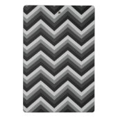 Retro-Zickzack-Chevron-Muster Mini Klemmbrett (Rückseite)