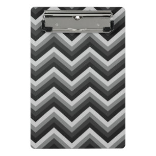 Retro-Zickzack-Chevron-Muster Mini Klemmbrett