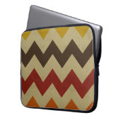 Retro Zickzack Zickzack stripes Zickzackmuster Laptopschutzhülle (Vorderseite Links)