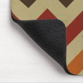 Retro Zickzack Zickzack stripes Zickzackmuster Mousepad (Ecke)