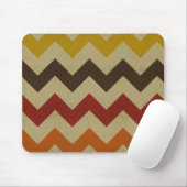 Retro Zickzack Zickzack stripes Zickzackmuster Mousepad (Mit Mouse)