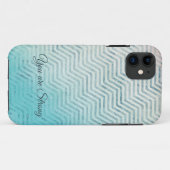 Retro Zickzack zigzag iPhone Case (Rückseite (Horizontal))