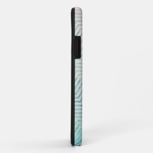 Retro Zickzack zigzag iPhone Case (Hinten/Rechts)