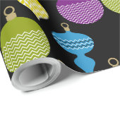 Retro-Zierball Geschenkpapier (Rolleneckpunkt)