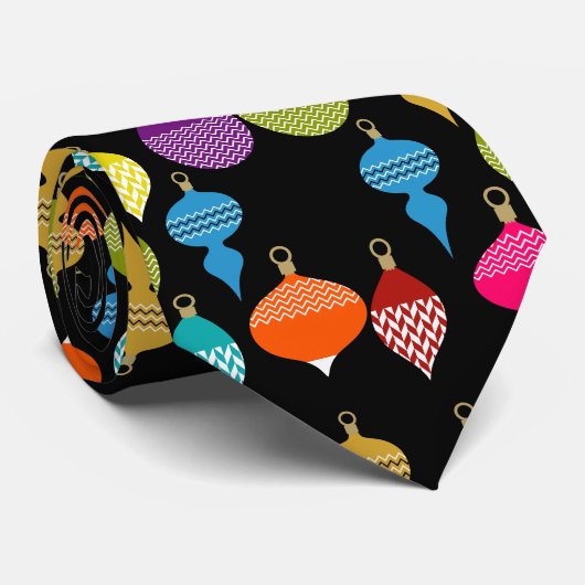 Retro-Zierball Krawatte (Gerollt)