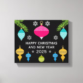 Retro-Zierball Leinwanddruck (Vorderseite)