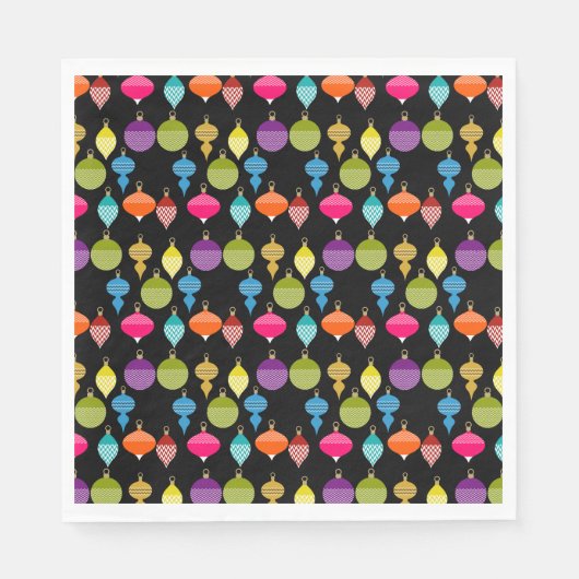 Retro-Zierball Serviette (Vorderseite)