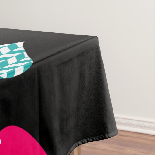 Retro-Zierball Tischdecke (Beispiel)