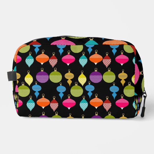 Retro-Zierball Waschbeutel (Vorderseite)