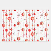 Retro-Zierpapier und -Umschlagpapier Geschenkpapier Set (Vorderseite 2)