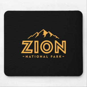 Retro Zion National Park Utah Berg Frauen Männer K Mousepad