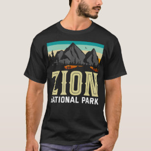 Retro Zion Nationalpark USA Vintages Utah Abenteue T-Shirt