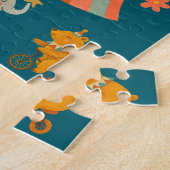 Retro-Zirkus-Geschichtenzeit Puzzle (Seite)