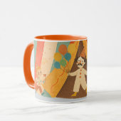 Retro-Zirkus-Tasse Tasse (Vorderseite Links)