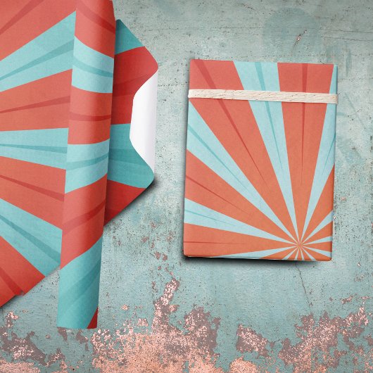 Retro-Zirkusmuster Geschenkpapier