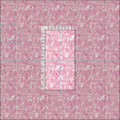 Retro Zirkusrosaelfenbein Stoff (Kachel)