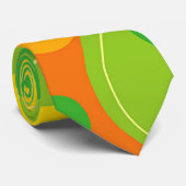Retro Zitrusfrucht-Zitronen-Limone Krawatte (Gerollt)