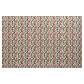 Retro-Zitrusfruchtmuster Stoff (Yard (91,4 cm))