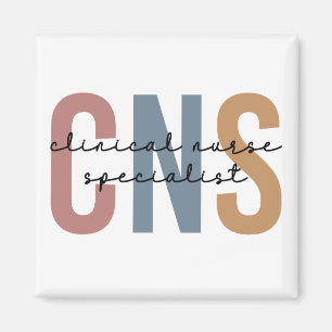 Retro ZNS Klinischer Krankenpfleger Spezialist Magnet