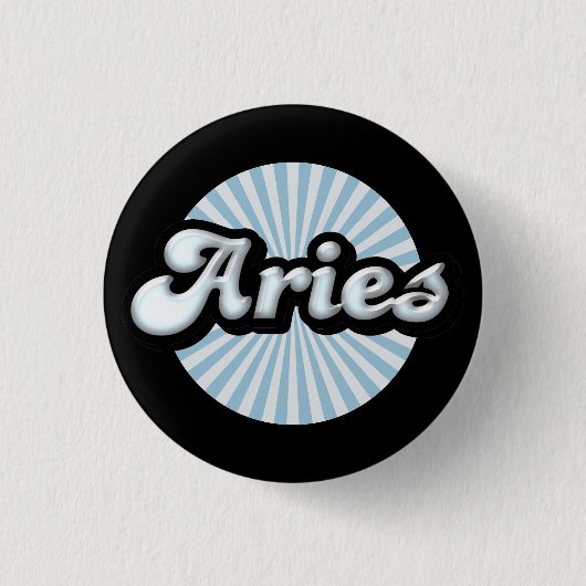 Retro-Zodiac-Aries-Taste Button (Vorderseite)