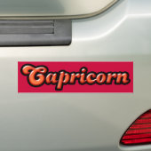 Retro Zodiac Capricorn Autoaufkleber (Auf Auto)