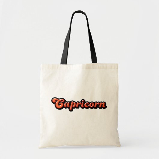 Retro Zodiac Capricorn Tote Bag Tragetasche (Vorne)