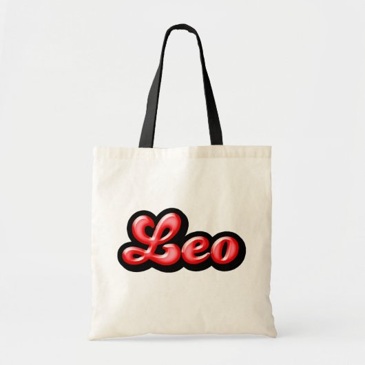 Retro Zodiac Leo Ruby Tote Bag Tragetasche (Vorne)