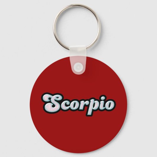 Retro Zodiac Opal Schlüsselanhänger (Vorderseite)