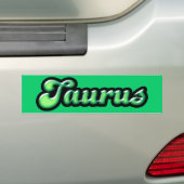 Retro Zodiac Taurus Autoaufkleber (Auf Auto)