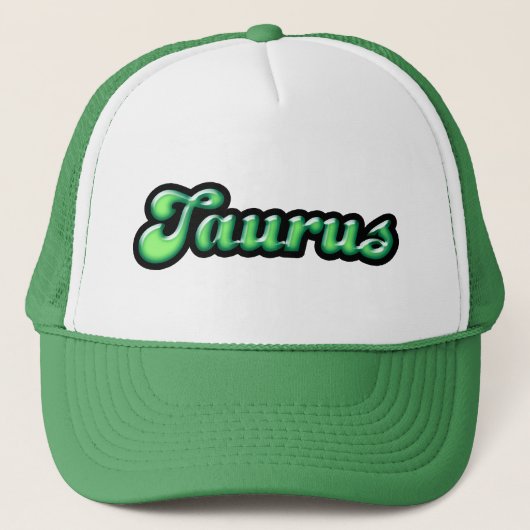 Retro Zodiac Taurus Truckerkappe (Vorderseite)