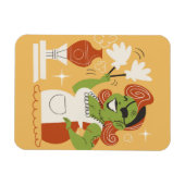 Retro Zombie Hausfrau Magnet (Horizontal)