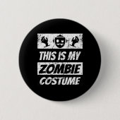 Retro Zombies Halloween Jungs Kinder Funny Costume Button (Vorderseite)