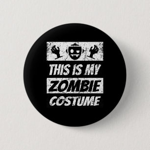 Retro Zombies Halloween Jungs Kinder Spaß Kostüm Button