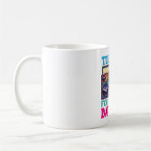 Retro Zu alt für heutige Musik Kaffeetasse  (Links)