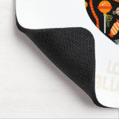 Retro zu Niedlich, um Ghost Witch Funny Hallowee z Mousepad (Ecke)