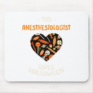 Retro zu Niedlich, um Ghost Witch Funny Hallowee z Mousepad