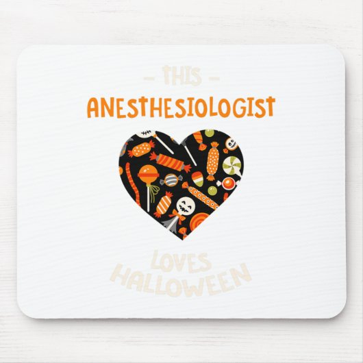 Retro zu Niedlich, um Ghost Witch Funny Hallowee z Mousepad (Vorne)