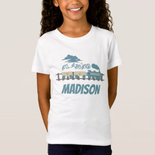 Retro-Zug Kindergeburtstag Erdig T-Shirt