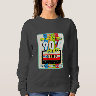 Retro Zurück zu den 90er Party Vintage Kassette Ta Sweatshirt