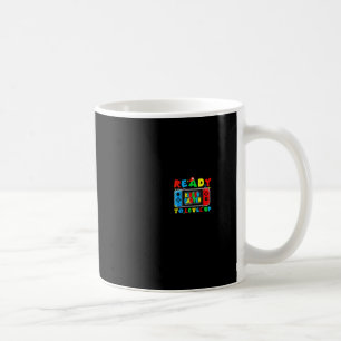 Retro Zurück zur Schule Kindergarten Bereit für Le Kaffeetasse
