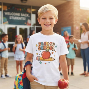 Retro. Zurück zur Schule. Süß. Bunt. T-Shirt