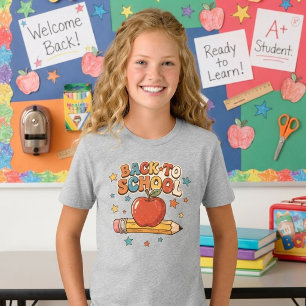 Retro. Zurück zur Schule. Süß. Bunt. T-Shirt