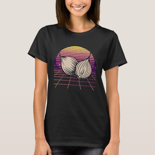 Retro-Zwiebel T-Shirt (Vorderseite)