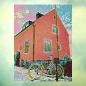Retro-Zyklusarbeit Fensteraufkleber (Blatt 3)