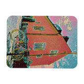 Retro-Zyklusarbeit Magnet (Horizontal)