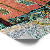 Retro-Zyklusarbeit Poster (Ecke)