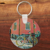 Retro-Zyklusarbeit Schlüsselanhänger (Vorderseite)